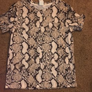 Cotton snake skin print